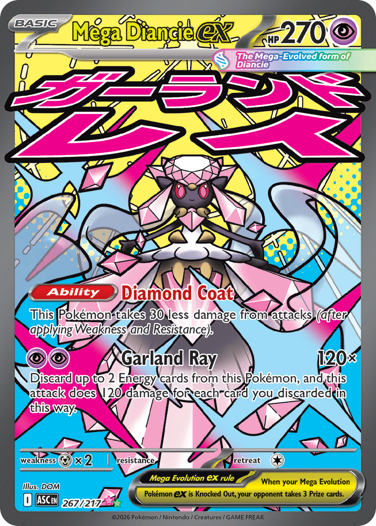 Mega Diancie ex 267/217