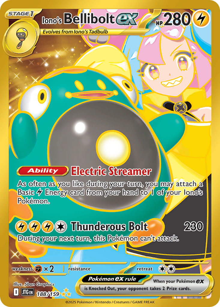 Iono's bellibolt ex 188/159
