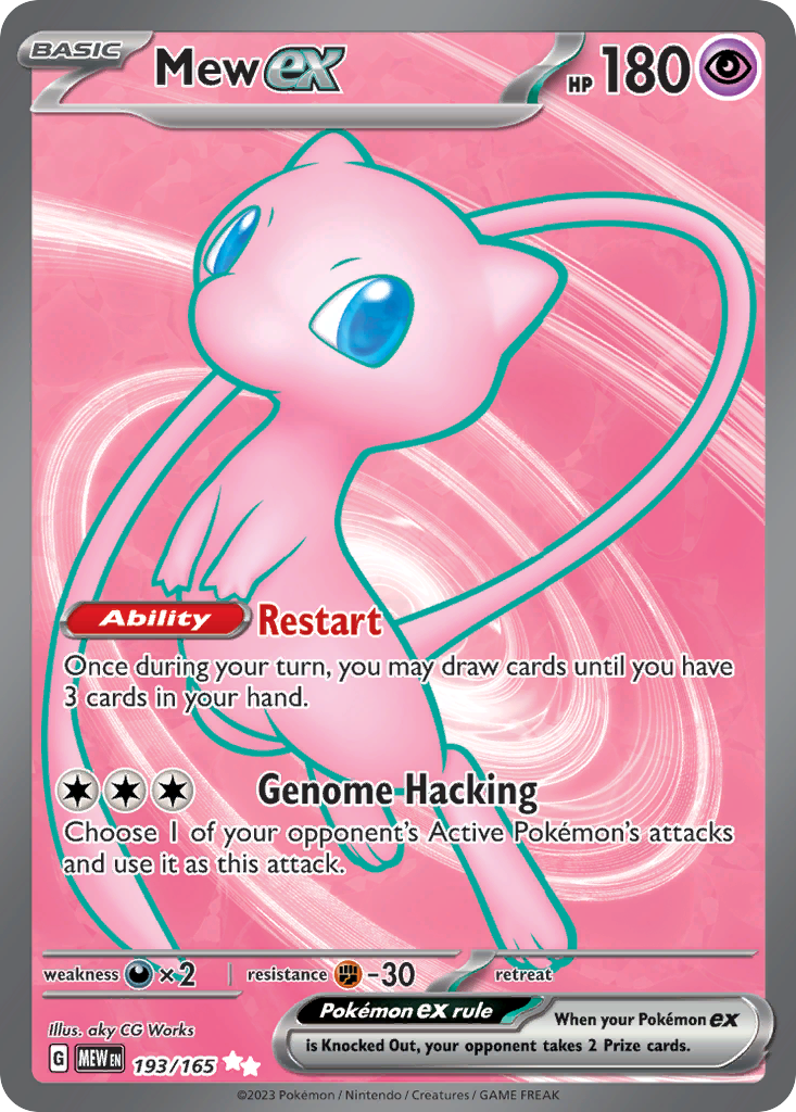 Mew ex 193/165