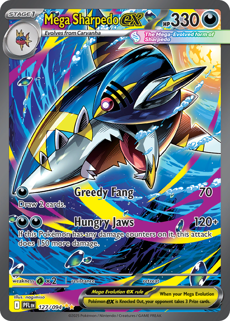 Mega Sharpedo ex 127/094