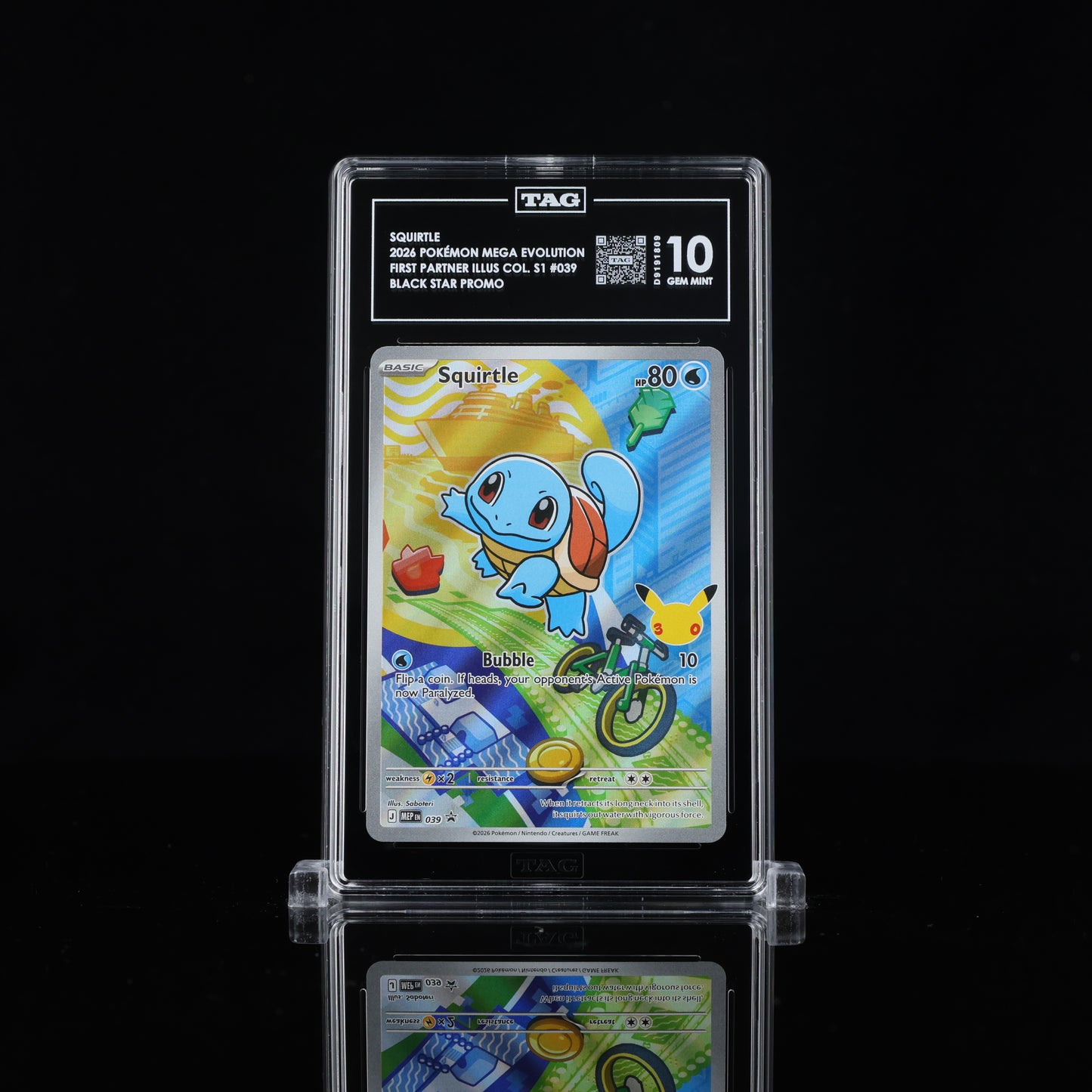 Squirtle 039 First Partner Promo TAG 10