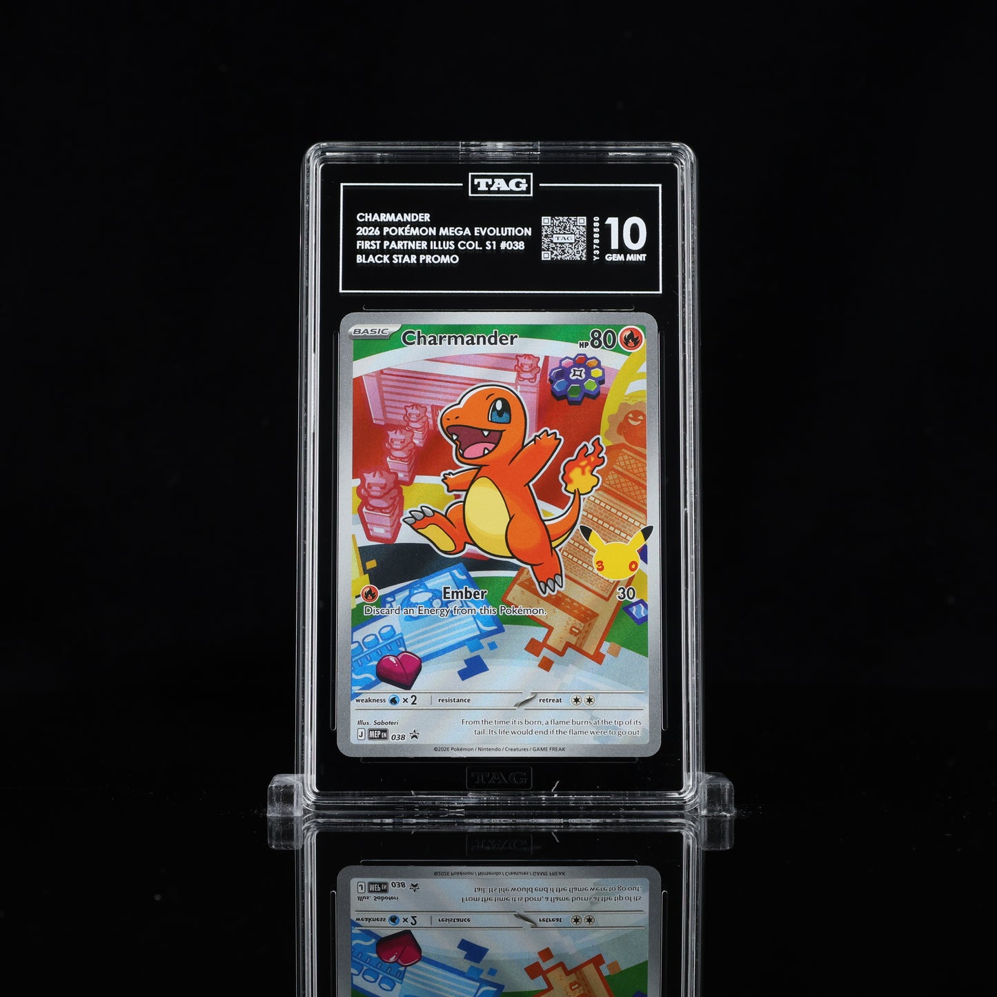 Charmander 038 First Partner Promo TAG 10