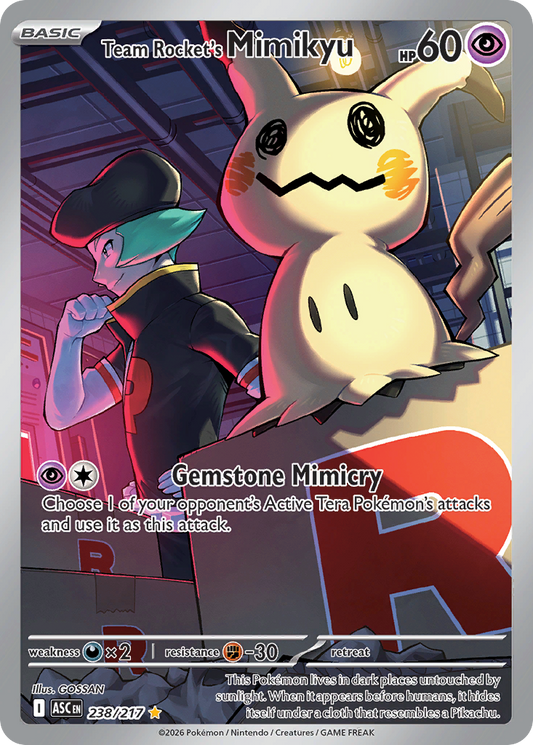 Team Rocket's Mimikyu 238/217