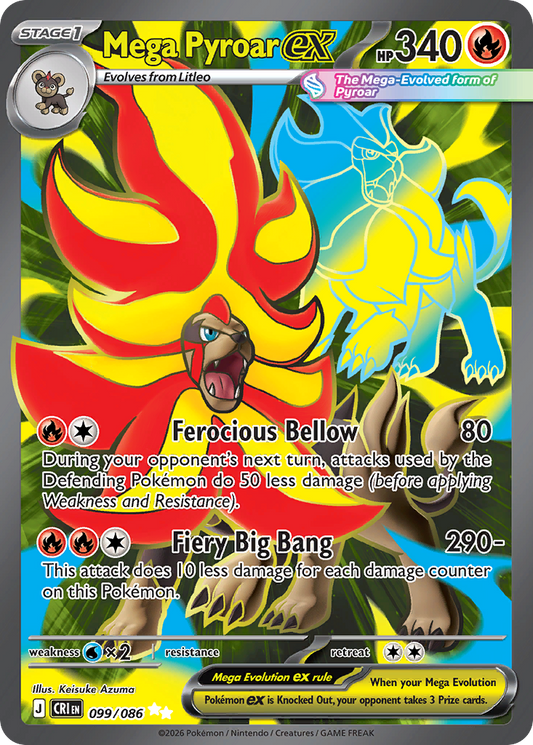 Mega Pyroar ex 099/086