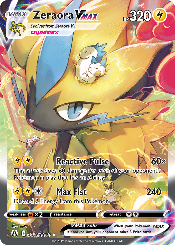 Zeraora VMAX GG42/GG70