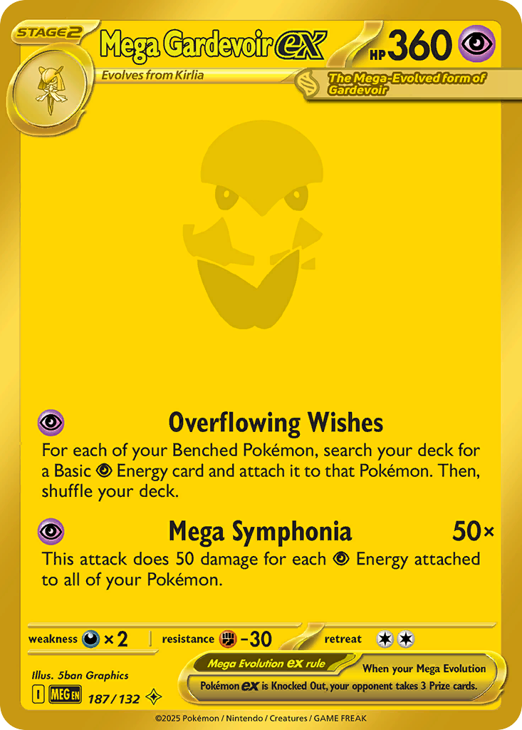 Mega Gardevoir ex 187/132