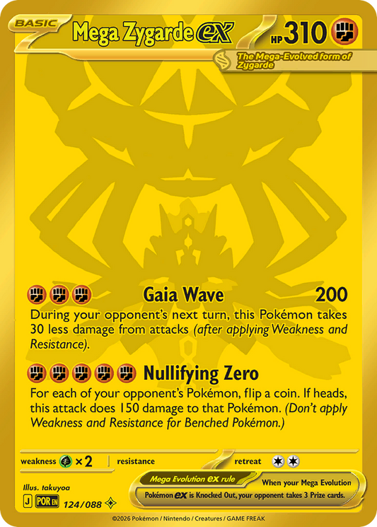 Mega Zygarde ex 124/088